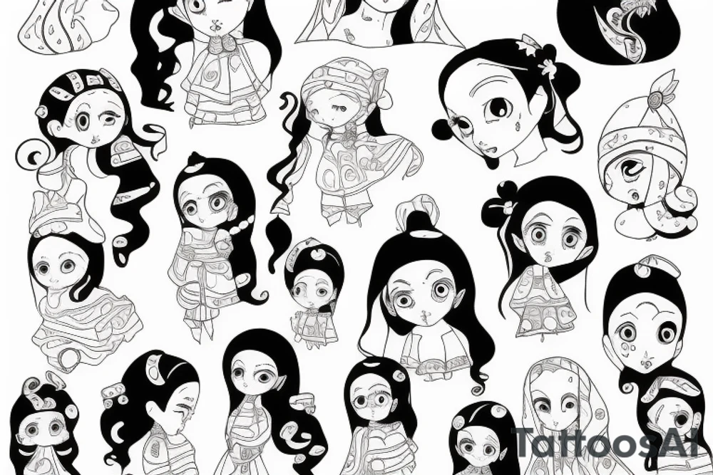 nezuko tattoo idea