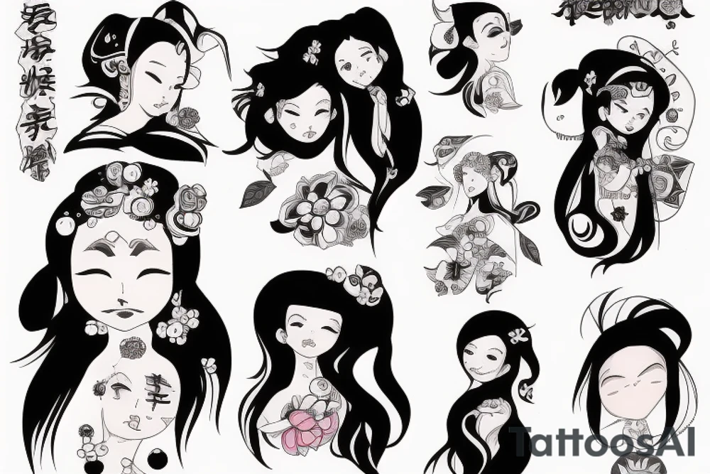 nezuko tattoo idea
