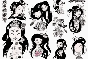 nezuko tattoo idea