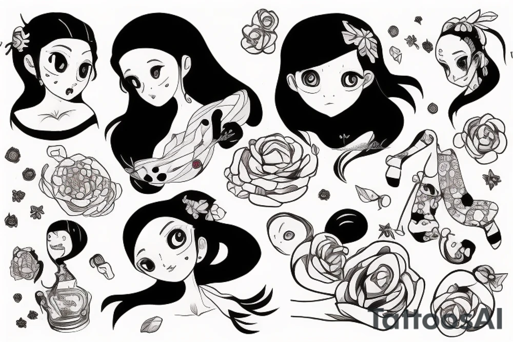 nezuko tattoo idea