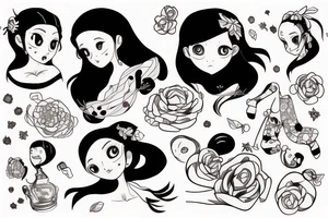 nezuko tattoo idea