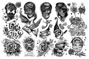 Dima who works every day tattoo idea