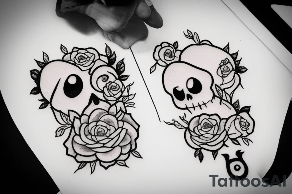 Little cute gost tattoo idea