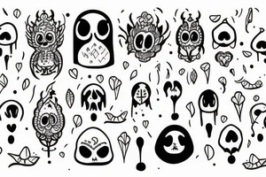 Little cute gost tattoo idea