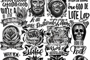 Tattoos for brother with the quote its is the good life we live brother tattoo idea