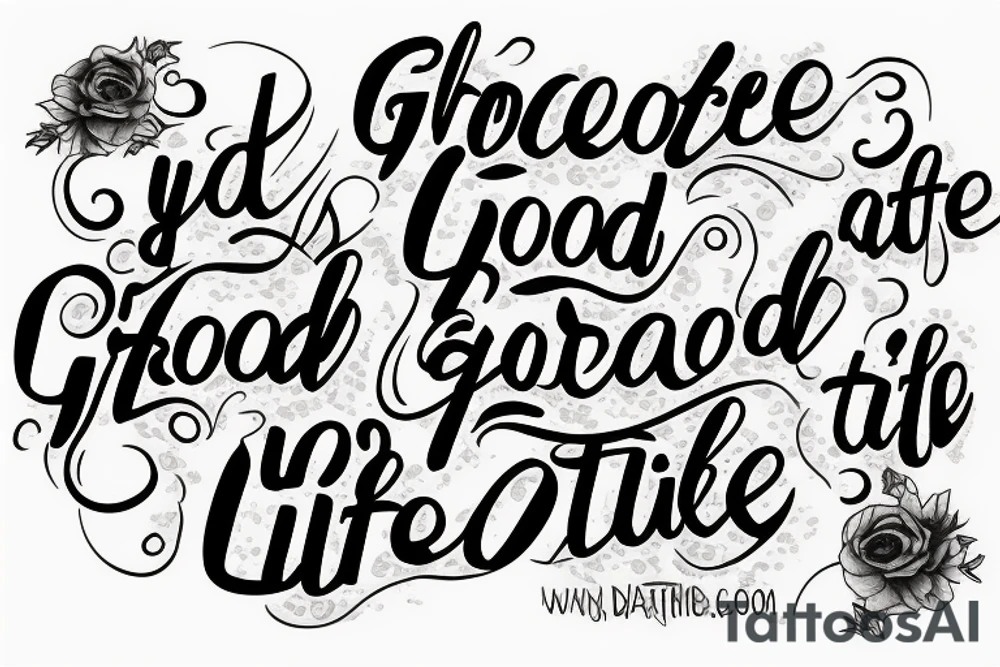 Tattoos for brother with the quote its is the good life we live brother tattoo idea