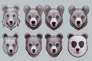 cyberbear tattoo idea