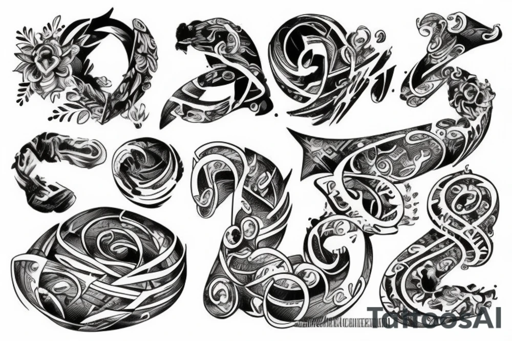 number seven tattoo tattoo idea