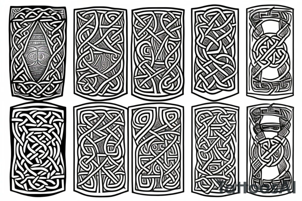 Celtic sun, upper arm tattoo idea