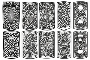 Celtic sun, upper arm tattoo idea