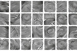 optical illusion looking like a vortex tattoo idea