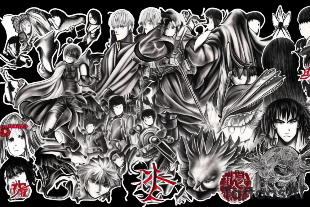 Berserk anime tattoo idea