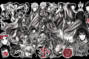 Berserk anime tattoo idea