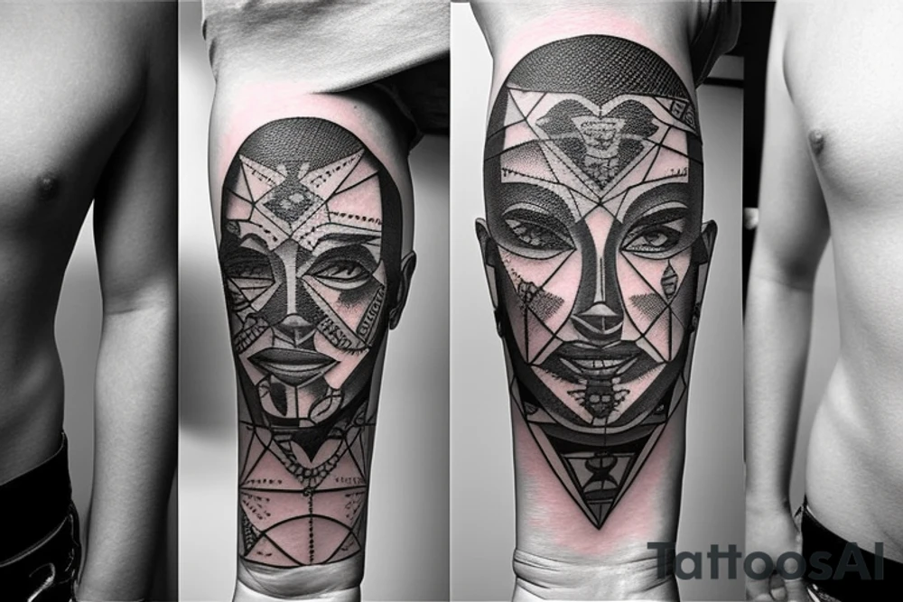 microchip implanted on skin tattoo idea