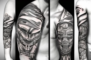 microchip implanted on skin tattoo idea
