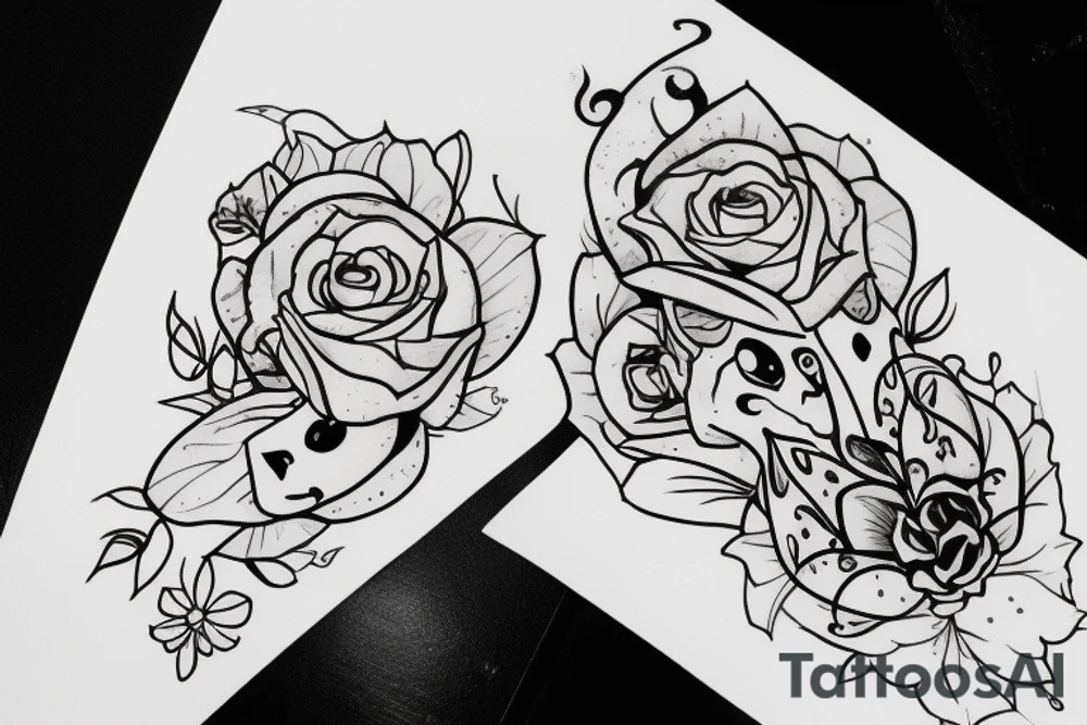 Растворяющаяся таблетка tattoo idea