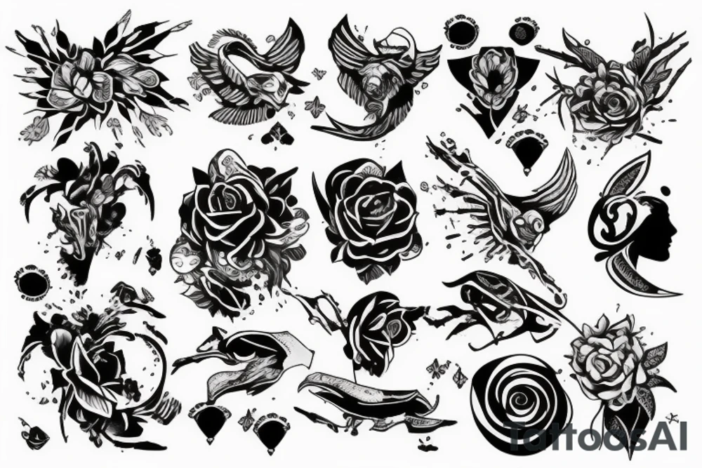Группа крови tattoo idea