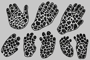 Bear paw print tattoo idea