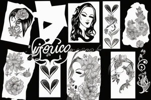 Women Life freedom tattoo idea