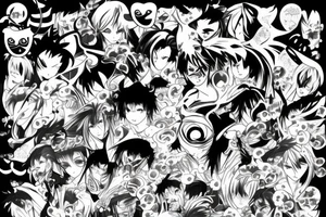 anime tattoo idea