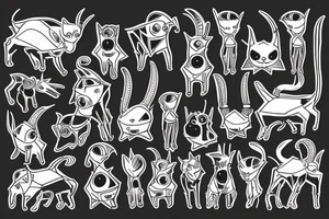 black cat
goat
crow
robot tattoo idea
