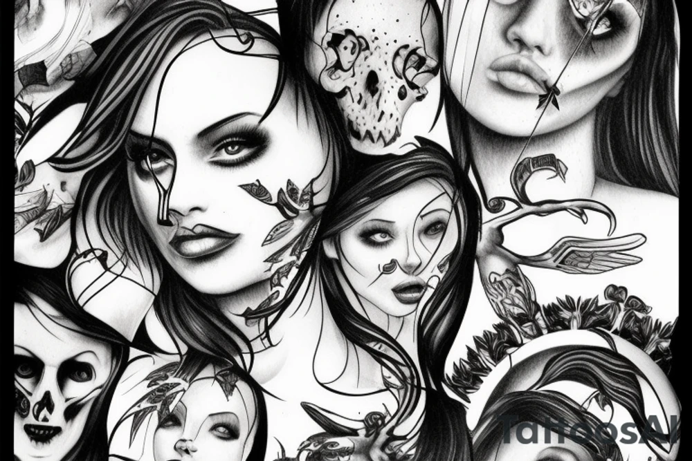 Demone tattoo idea
