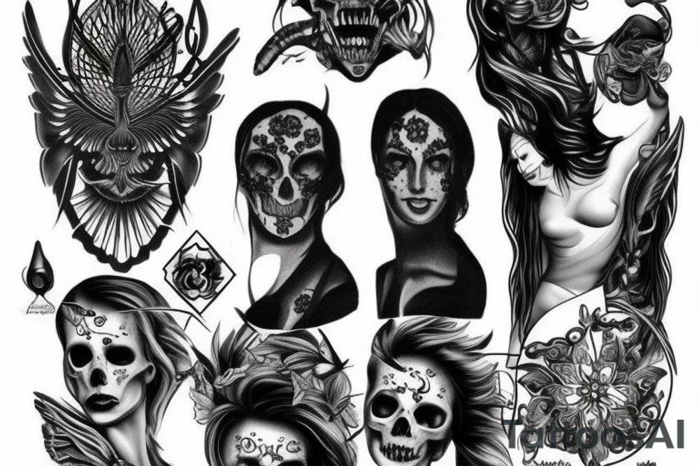 Demone tattoo idea