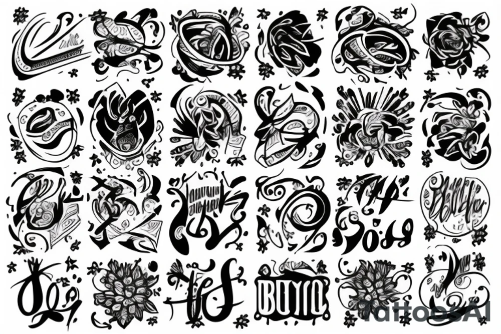 Blessings tattoo idea