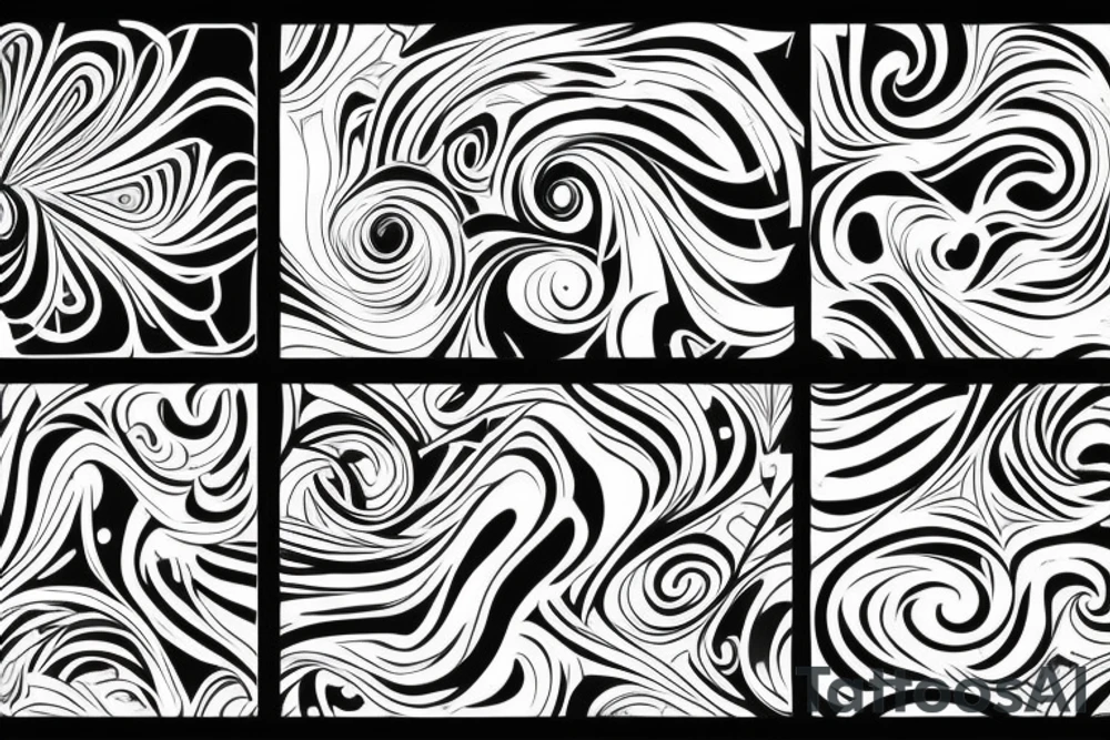 Abstraction tattoo idea