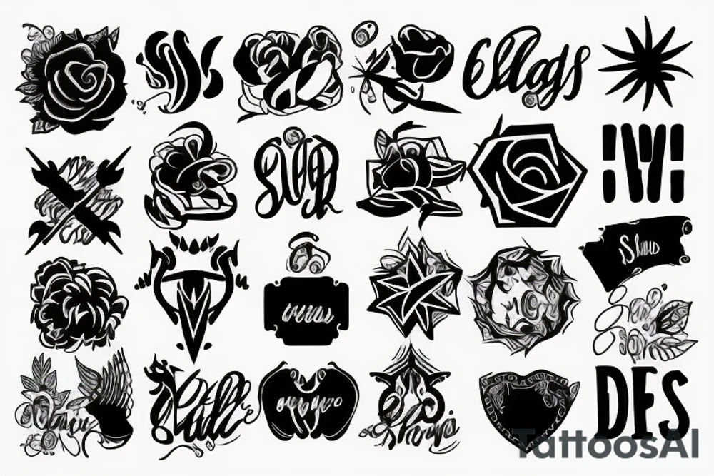 Meaningful signs symbol that denotes bold personality tattoo idea