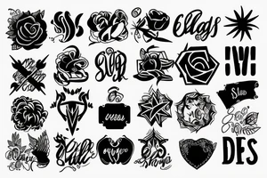 Meaningful signs symbol that denotes bold personality tattoo idea