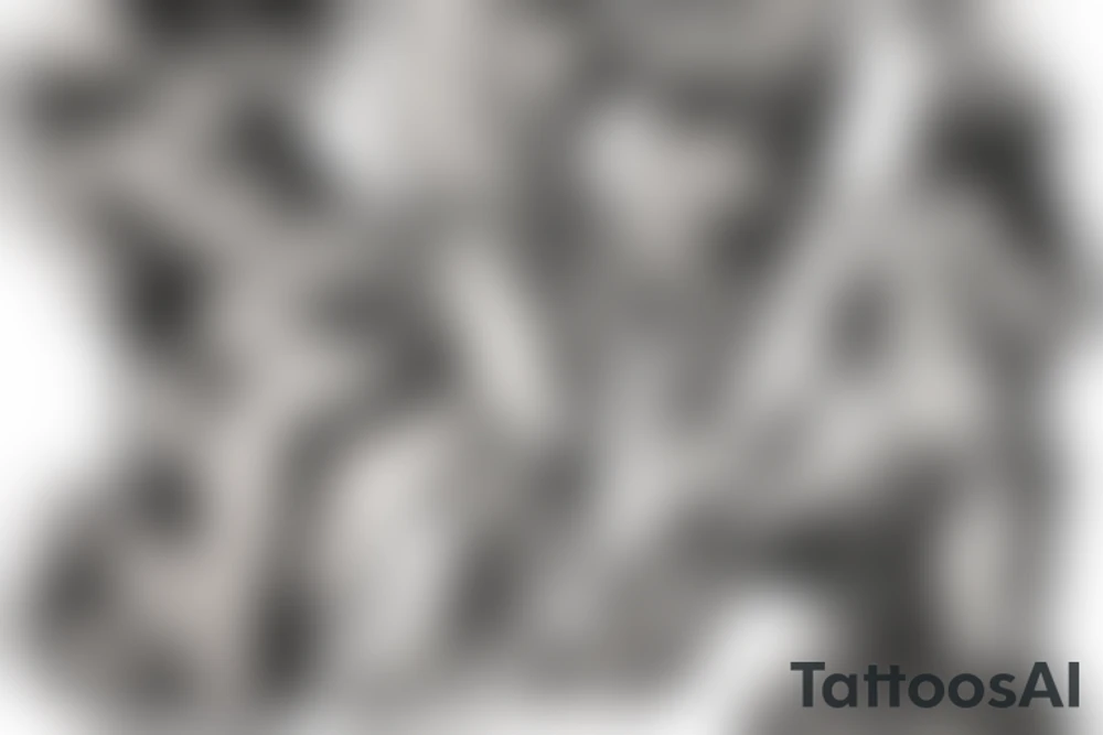 The Creation of Adam Michelangelo painting tattoo idea