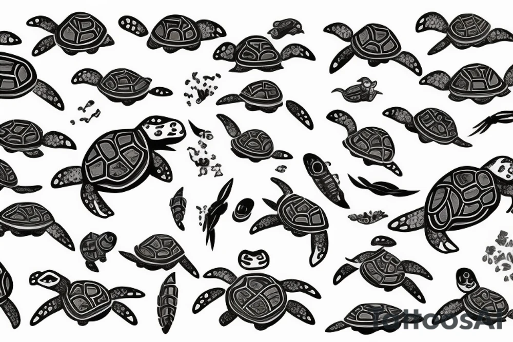 Turtle tattoo idea