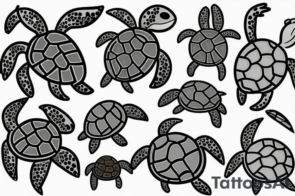 Turtle tattoo idea