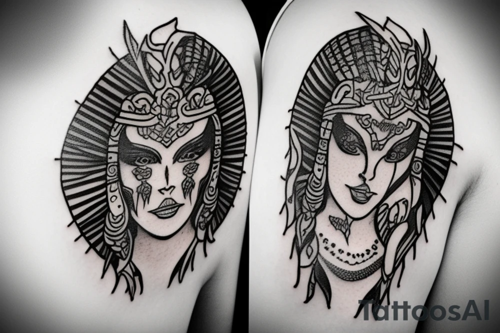 Gladiator and egle tattoo idea