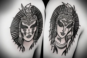 Gladiator and egle tattoo idea
