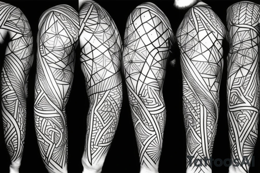 geometric tattoo tattoo idea