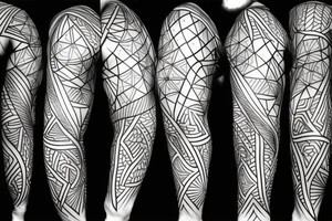 geometric tattoo tattoo idea