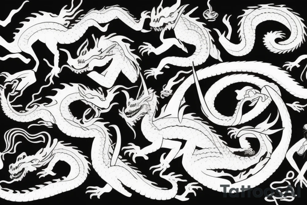dragon tattoo idea