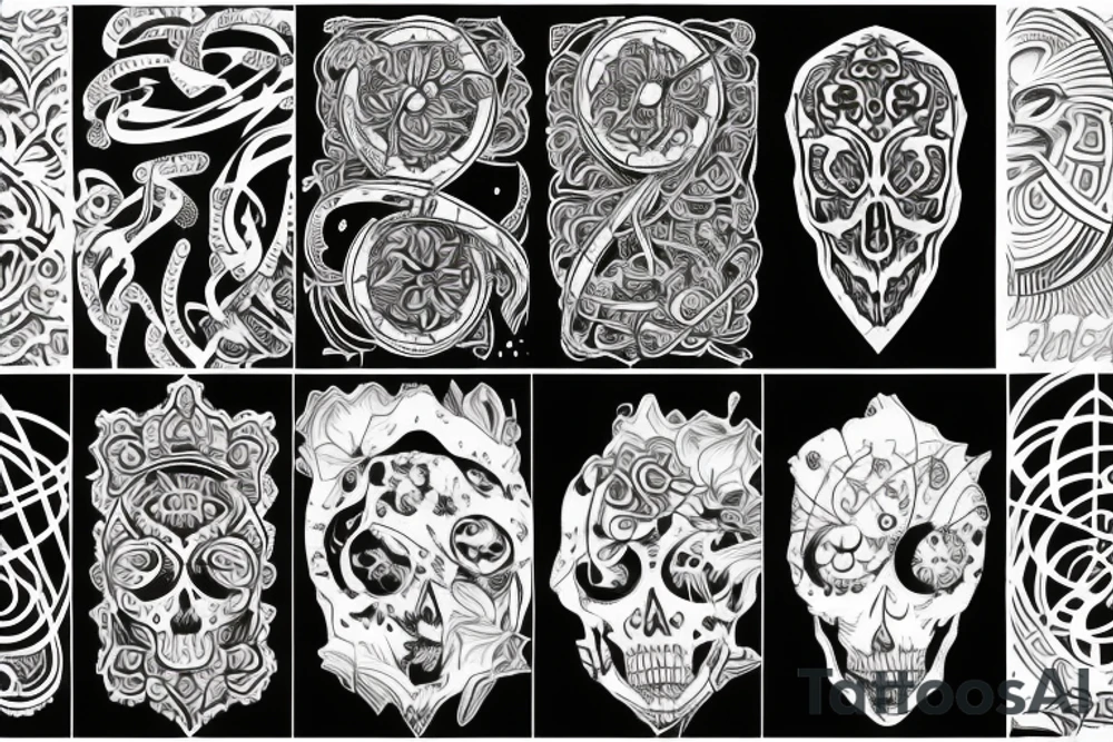 eternity, death, time, soul, love, world tattoo idea