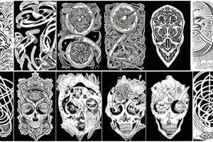 eternity, death, time, soul, love, world tattoo idea