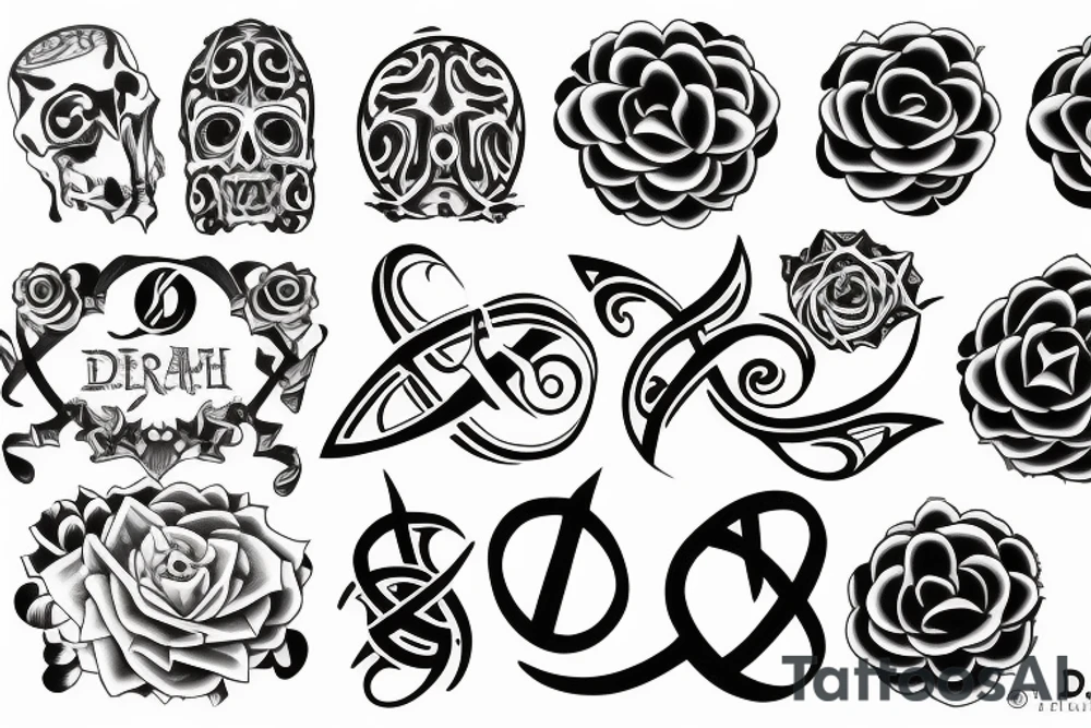 eternity, death, time, soul, love, world tattoo idea