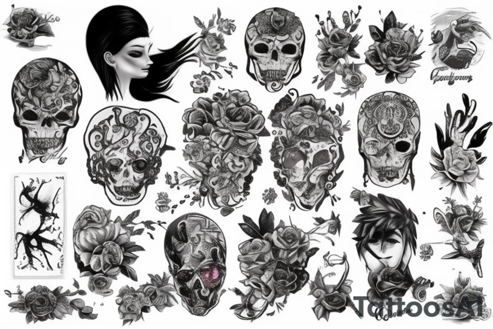 Кот с перьями tattoo idea