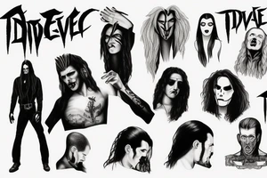 type o negative band tattoo idea