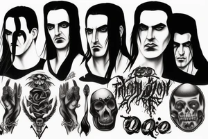 type o negative band tattoo idea