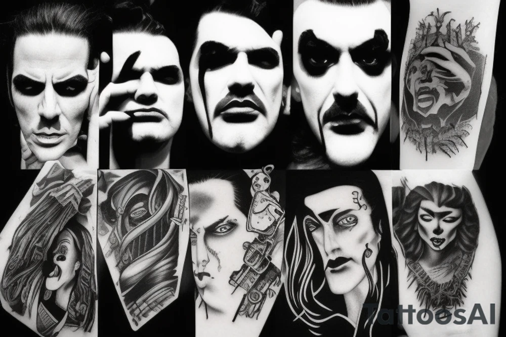 type o negative band tattoo idea