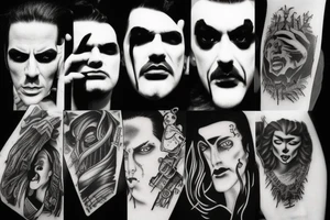type o negative band tattoo idea