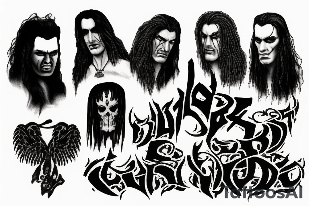 type o negative band tattoo idea