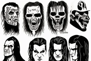 type o negative band tattoo idea