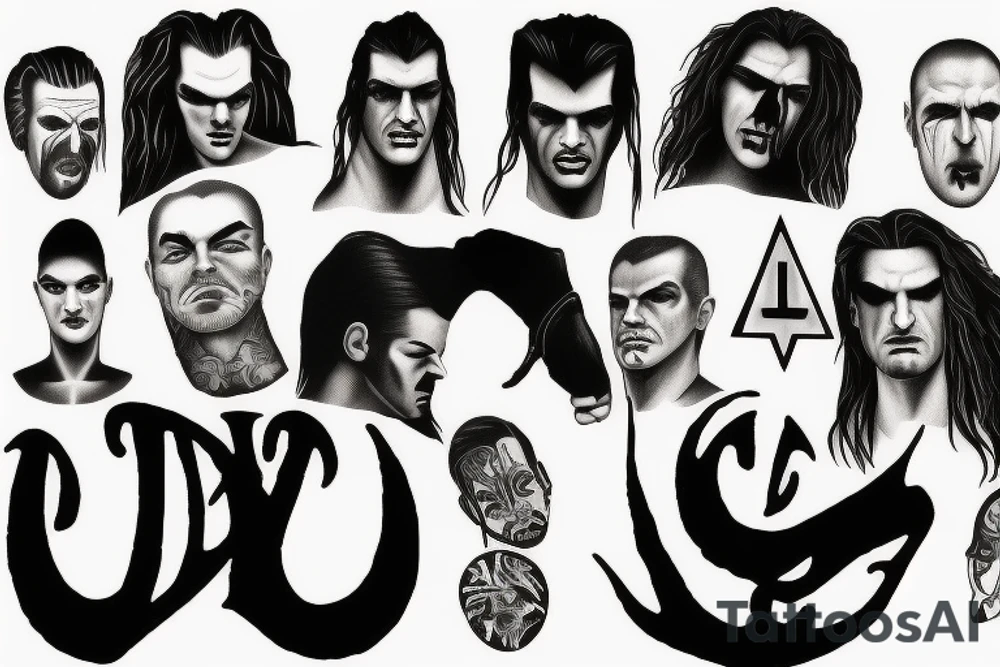 type o negative band tattoo idea